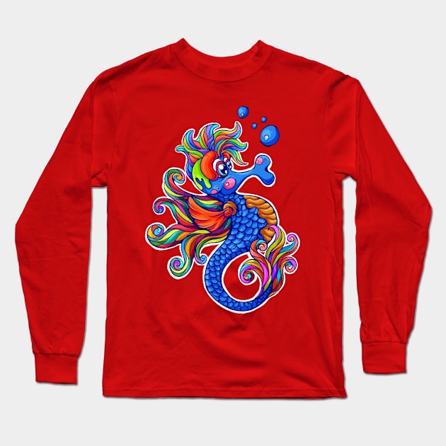 SeaHorse Long Sleeve T-Shirt by Koyung500